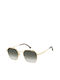 Carrera Men's Sunglasses with Gold Metal Frame and Green Gradient Lens 334/S AOZ/9K