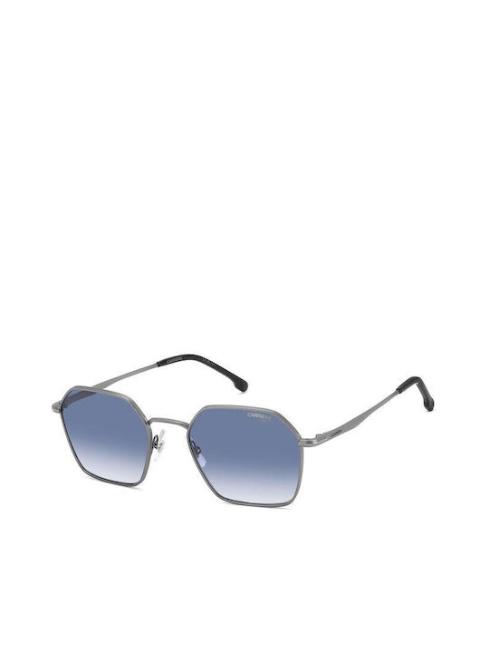 Carrera Γυαλιά Ηλίου με Ασημί Μεταλλικό Σκελετό και Μπλε Ντεγκραντέ Φακό 334/S R81/08