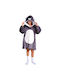 Noxxiez Kids Fleece Blanket 50x80cm Gray