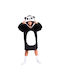 Noxxiez Blanket Fleece Black 50x80cm