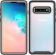 Starry Sky Solid Color Series Shockproof Back Cover Plastic / Silicone Black (Galaxy S10)