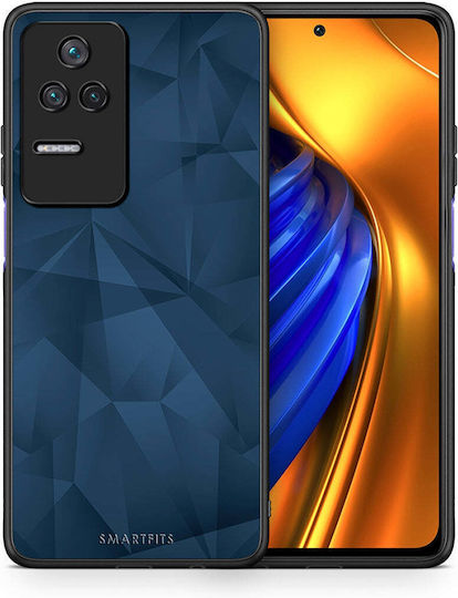 Smartfits Geometric Back Cover Μπλε (Poco F4 5G)