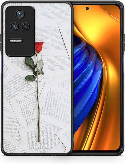 Smartfits Red Rose Задна корица Червен (Poco F4 5G)