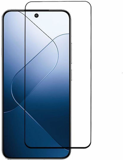5D Full Glue Full Face Tempered Glass Μαύρο (Xiaomi 14)