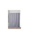 Plastona Shower Curtain Fabric 180x200cm Grey