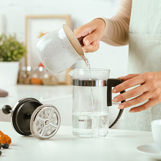Nava Acer Manual Filter Coffee Maker Stainless Steel Silver Capacity 600ml