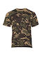 Mil-Tec Short Sleeve T-shirt 100% Cotton Khaki