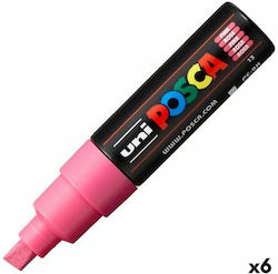 Posca Pc-8k Permanent Markers Pink 6pcs