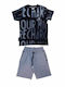 Sprint Kids Set with Shorts Summer 2pcs Black