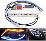 Decorative LED Car Headlight Strip Cool White Color