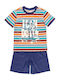 Boboli Kinder Schlafanzug Sommerlich Baumwoll Striped