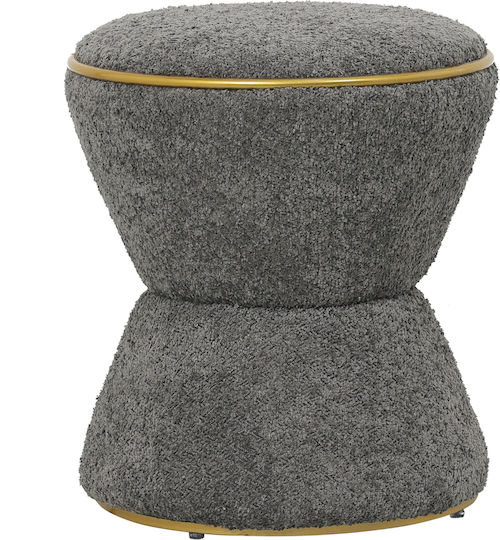 Scaune Camera de zi Tapițat cu Țesătură Linner Grey-gold 38x38x43buc