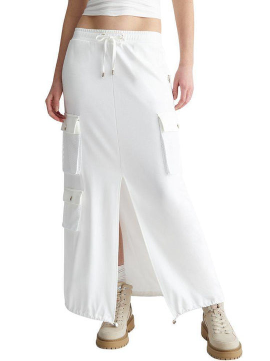 Liu Jo Maxi Φούστα σε Λευκό χρώμα