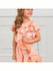 Kids' Fabric Jumpsuit Shorts/Bermudas Peaches