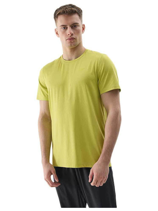 4F Herren Sport T-Shirt Kurzarm Grün