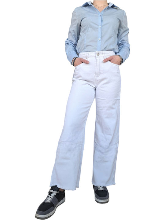 Remix Women's Fabric Trousers White