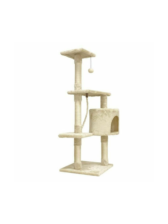 Cat Scratching Post Beige 40x40x114cm.