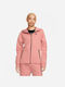 Fleece Damen Jacke in Rot Farbe