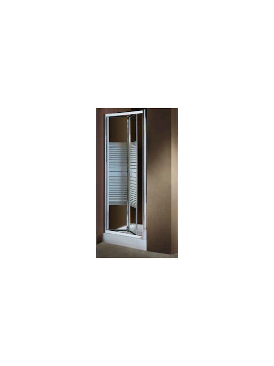 Karag M 4S Shower Screen for Shower with Foldable Door 66-71x180cm Serigrafato