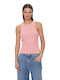 Tommy Hilfiger Women's Summer Blouse Sleeveless Pink