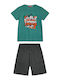 Kids' Set with Shorts Summer 2pcs Anthracite