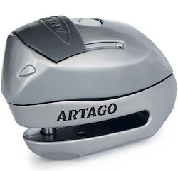 Artago Motorcycle Disc Brake Lock with Alarm & 6mm Pin