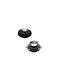 Gekas Metallic Recessed Spot with Socket GU10 Black 1pcs