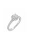 Xryseio Single Stone from White Gold 14K