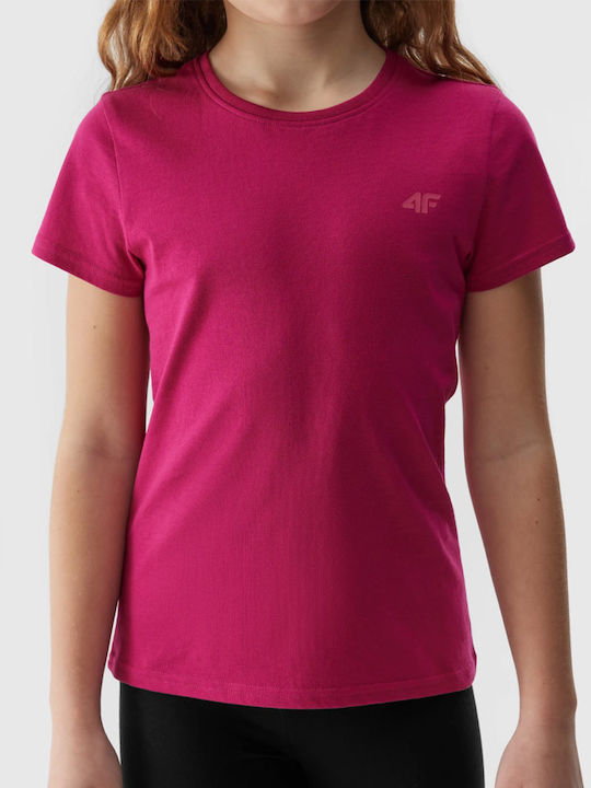 4F Kinder-T-Shirt Rosa