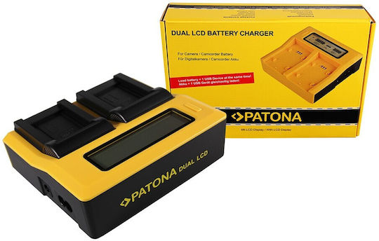 Patona Διπλός Φορτιστής Μπαταρίας Lcd Usb Συμβατός με Casio