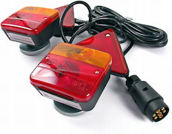 Car Towing & Trailer Light with Magnet 12V 1pc