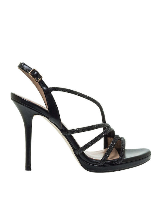 Mourtzi Leder Sandalen Schwarz