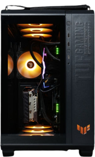 Vengeance Spider-X8 Asus Edition Gaming Desktop PC (Ryzen 7-7800X3D/32GB DDR5/1TB SSD/Radeon RX 7800 XT/No OS)