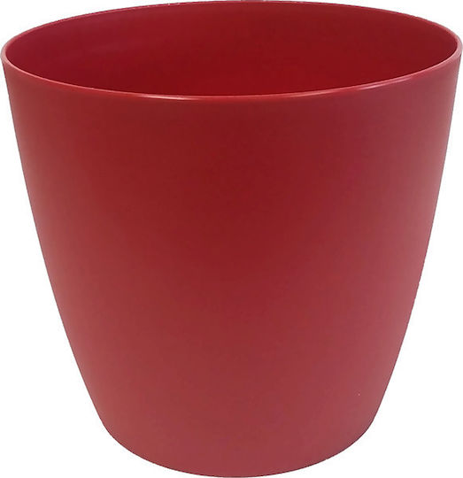 Hydrostab Γλάστρα Πλαστική Κόκκινη 18.7x18.7x21εκ.