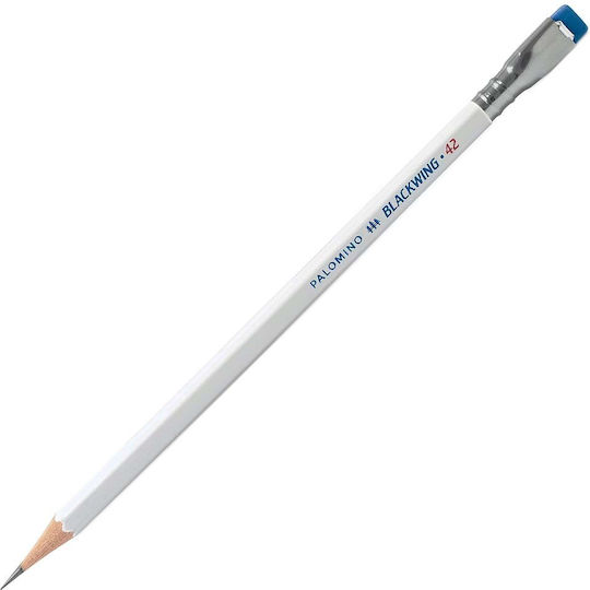 Blackwing Set de 12 Creioane cu Radieră Albe