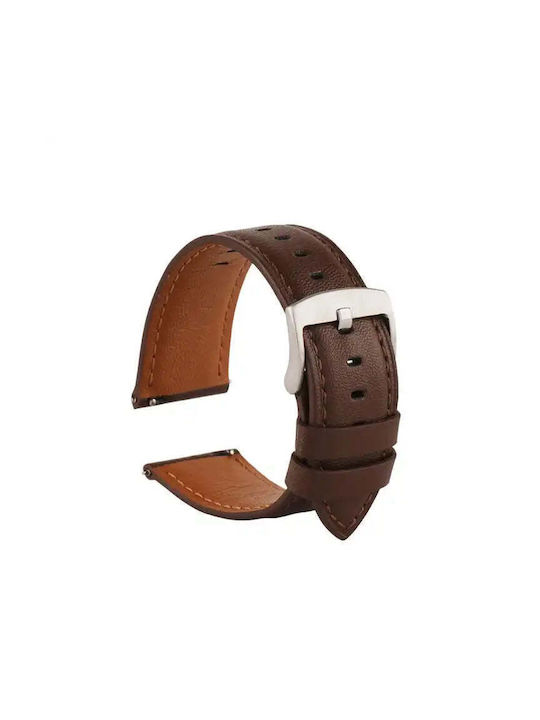 Leather Strap Brown 22mm