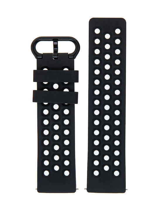 Vitopoulos Rubber Strap Black 22mm