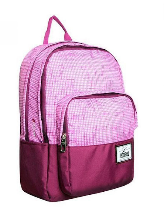 Next School Bag Backpack Junior High-High School in Purple color 27Liters