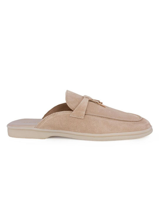 Komis & Komis Flat Piele Mules Maro