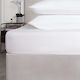 Astron Italy Hotelbettlaken Angepasst Weiß Einzel 160x235cm 1Stück