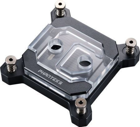 Phanteks Cpu Block Copper + Nickel Glacier C370i Black Cooling Liquid Silver