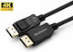 Microconnect Cable DisplayPort male - DisplayPort male 15m Μαύρο (MC-DP-MMG-1500)