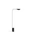 Faro Barcelona Floor Lamp H138.3xW54.8cm. with Socket for Bulb G9 Black