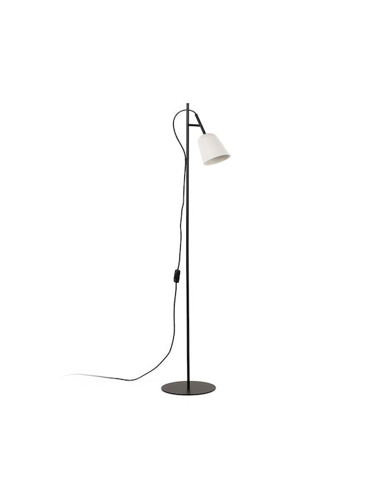 Faro Barcelona Floor Lamp H132.5xW22cm. with Socket for Bulb E14 White