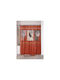 Plastona Shower Curtain Fabric 180x200cm Terracotta