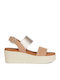 Xand 2.2s Women's Leather Platform Shoes Beige