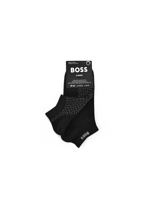 Hugo Boss Men's Socks Black 2Pack