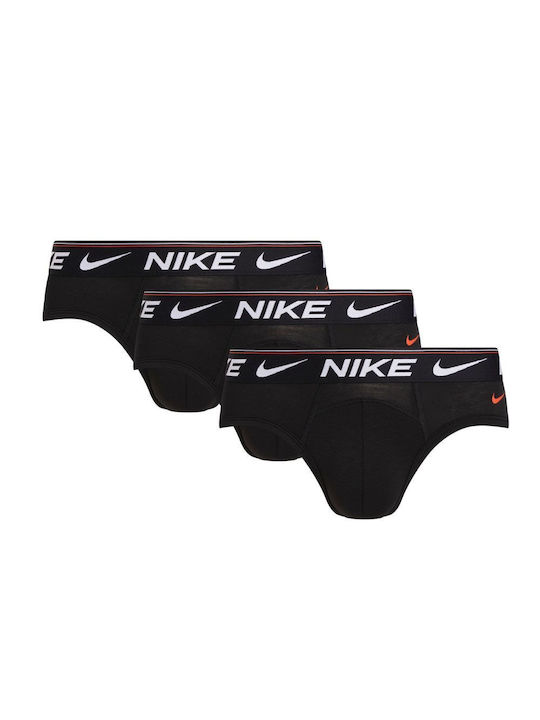 Nike Ανδρικά Σλιπ Μαύρα 3Pack