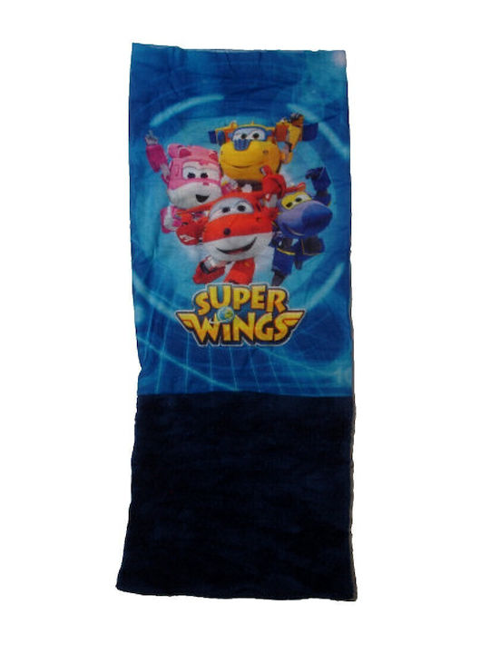 Super Wings Funnyflux Παιδικό Κασκόλ-Λαιμός Υφασμάτινο Μπλε