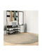 vidaXL Rug Round Beige